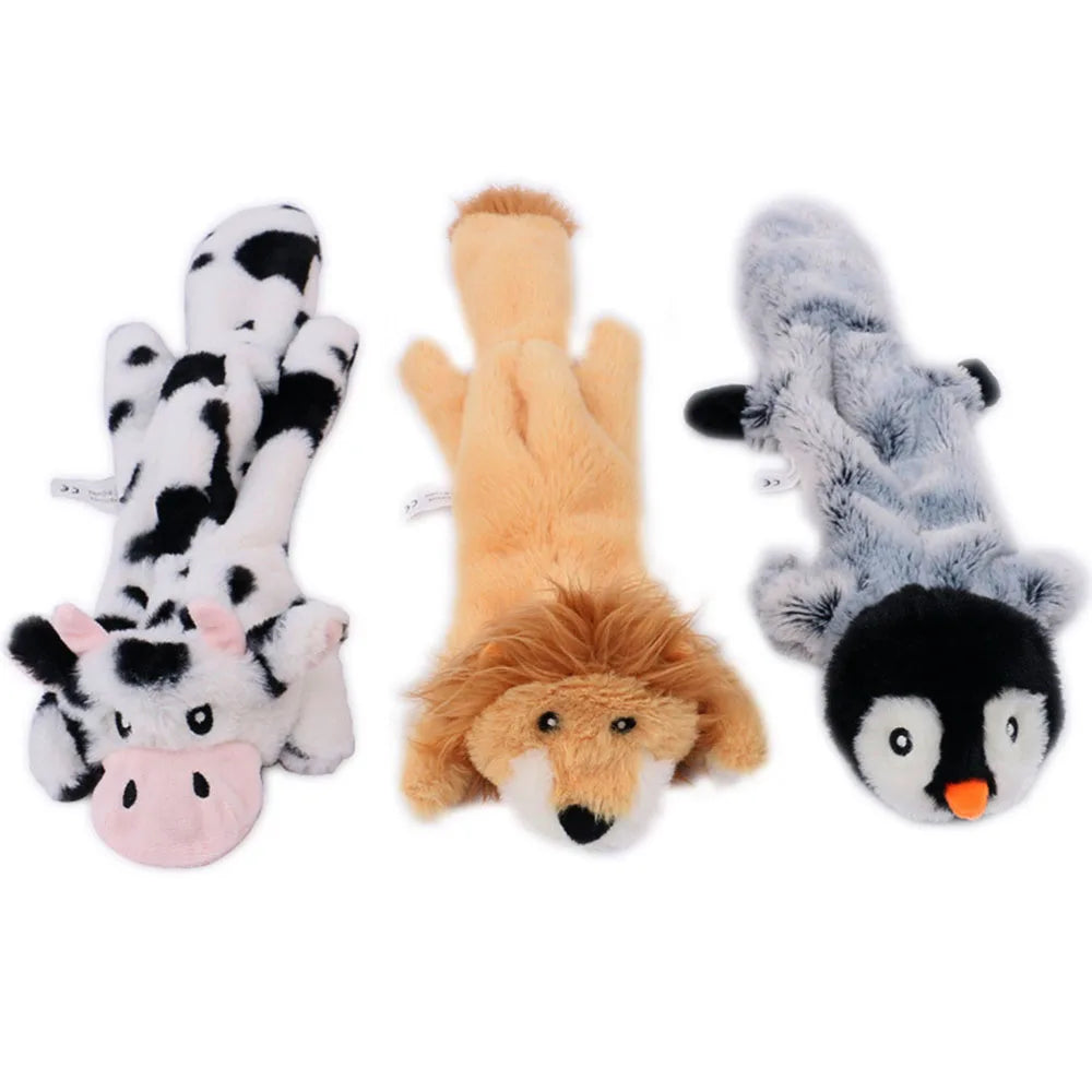 The Sausage Stuffless – Crinkle & Squeak Plush for Big Dogs
