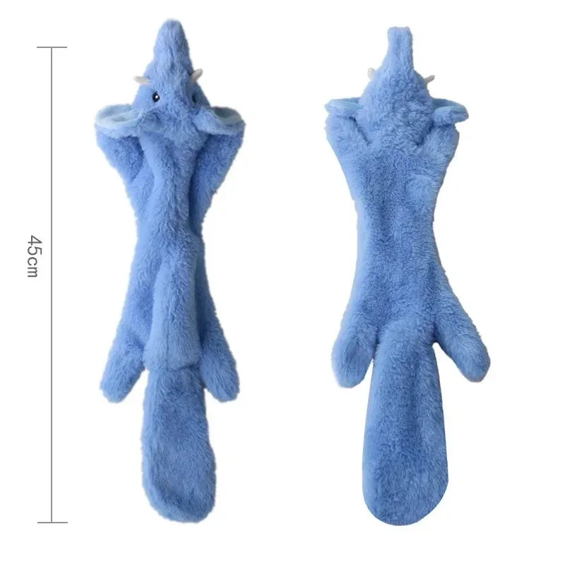 The Sausage Stuffless – Crinkle & Squeak Plush for Big Dogs