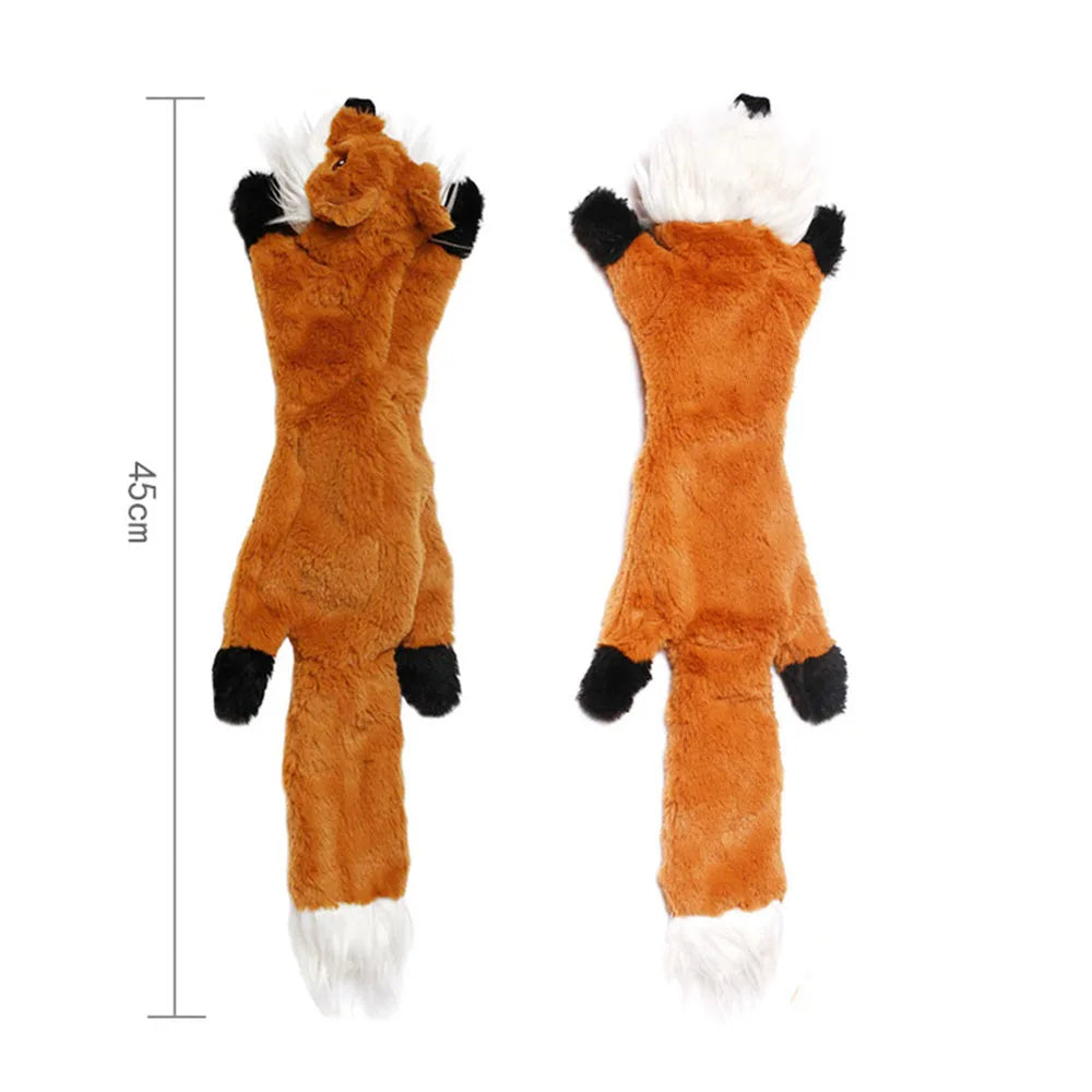 The Sausage Stuffless – Crinkle & Squeak Plush for Big Dogs