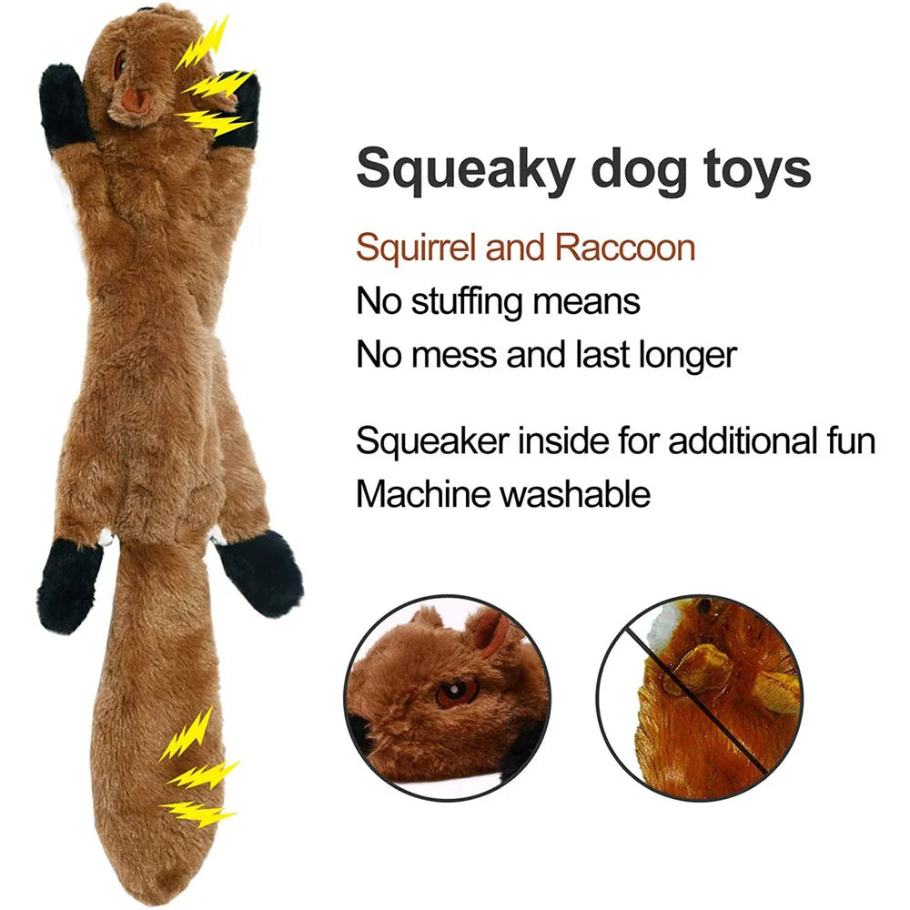 The Sausage Stuffless – Crinkle & Squeak Plush for Big Dogs