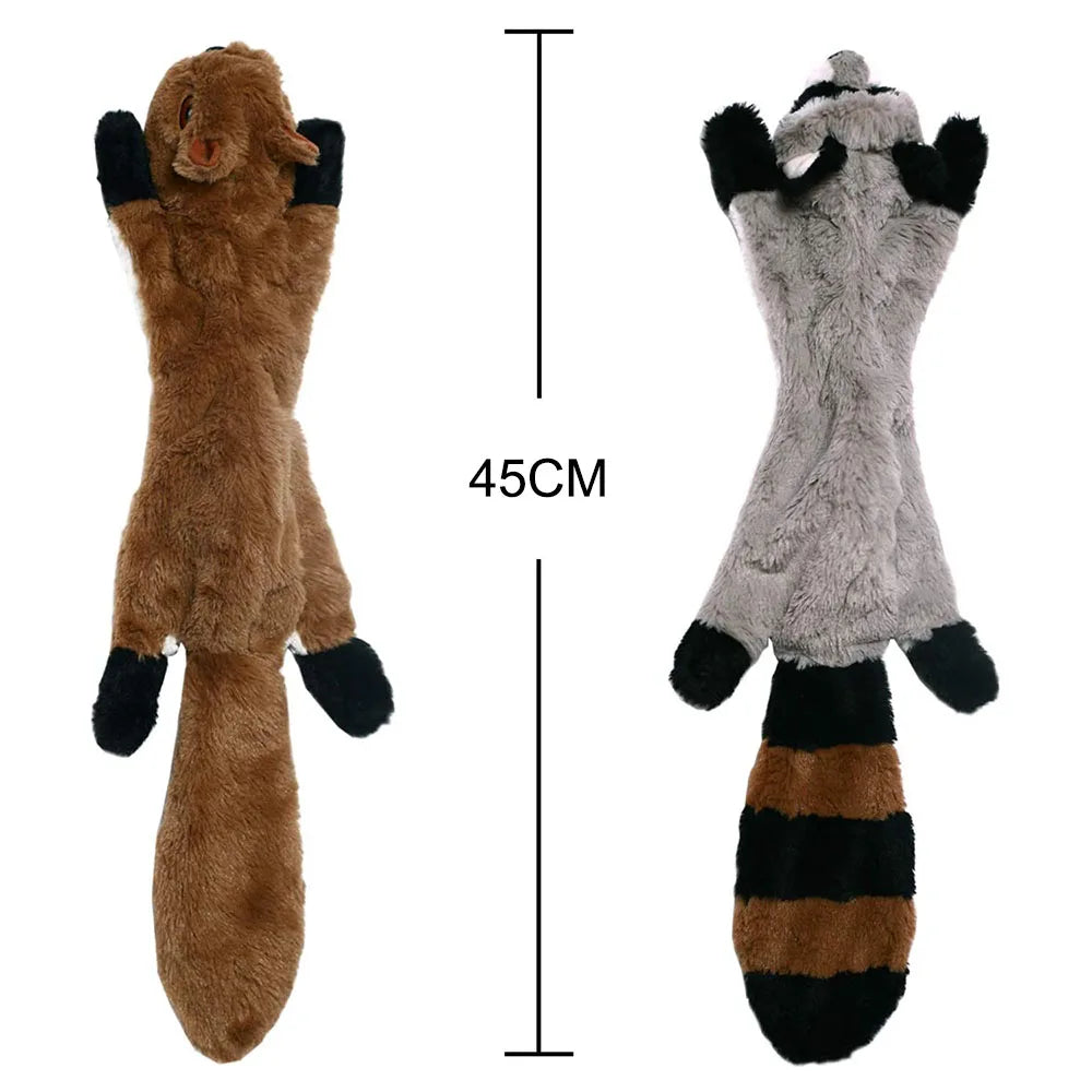 The Sausage Stuffless – Crinkle & Squeak Plush for Big Dogs