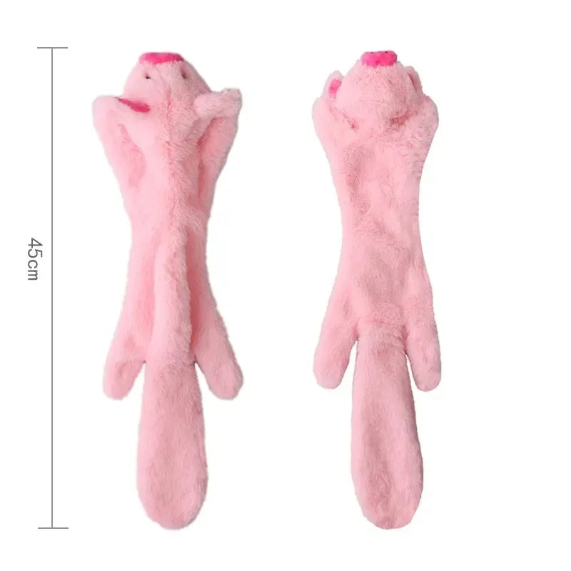 The Sausage Stuffless – Crinkle & Squeak Plush for Big Dogs