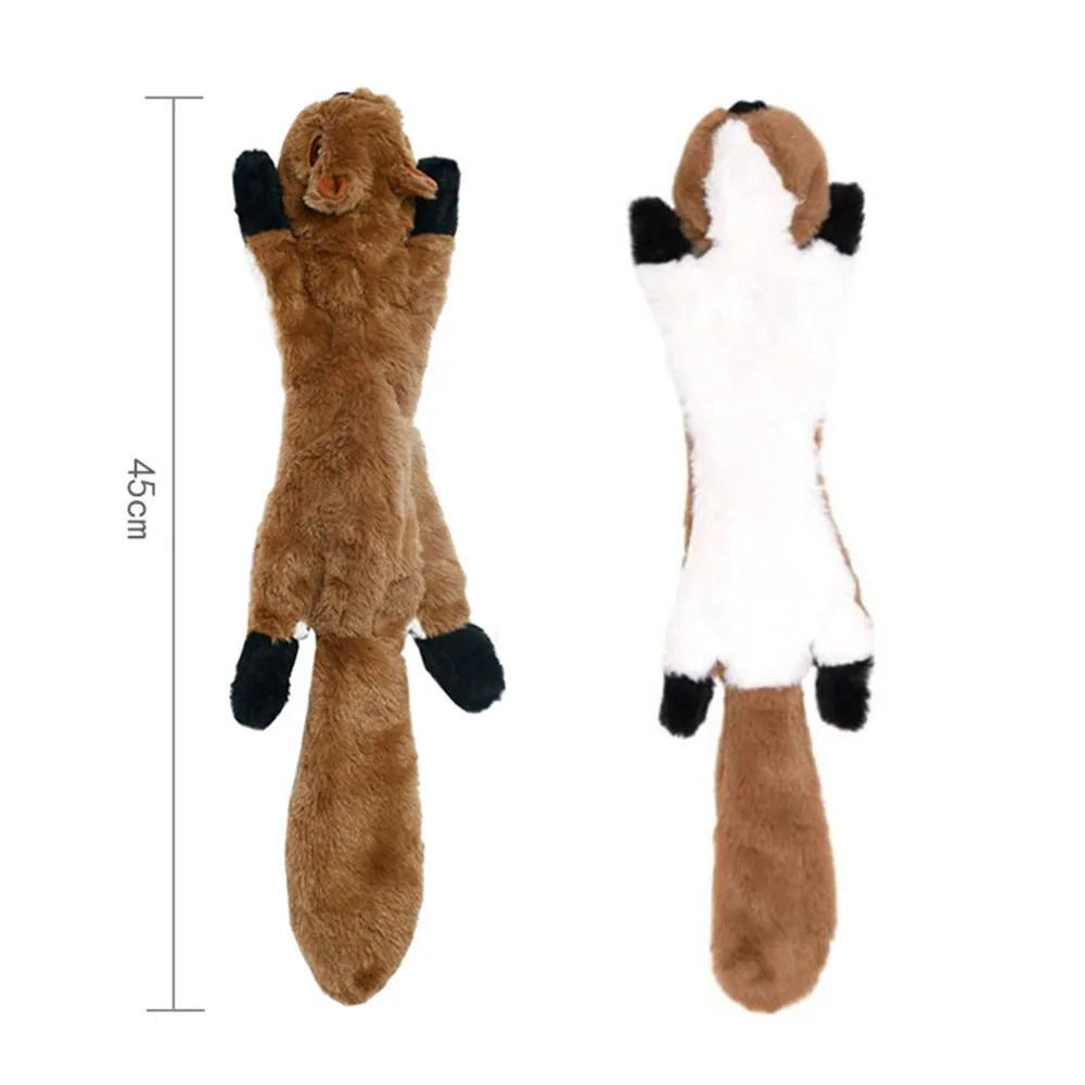 The Sausage Stuffless – Crinkle & Squeak Plush for Big Dogs