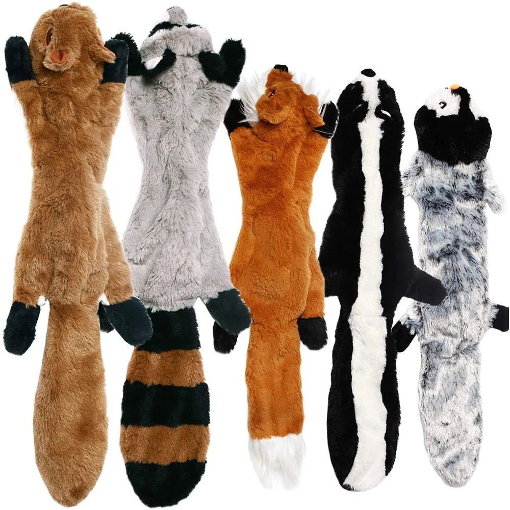 The Sausage Stuffless – Crinkle & Squeak Plush for Big Dogs