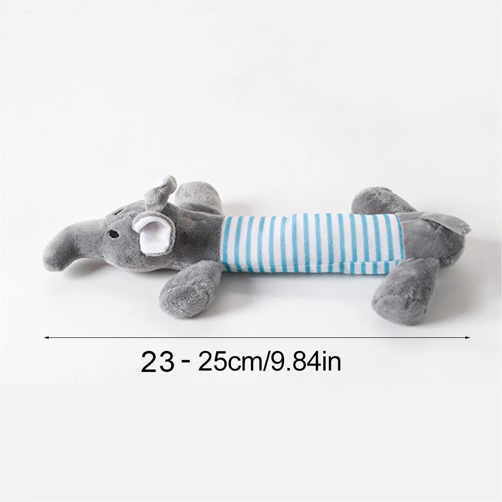 The Sausage Stuffless – Crinkle & Squeak Plush for Big Dogs