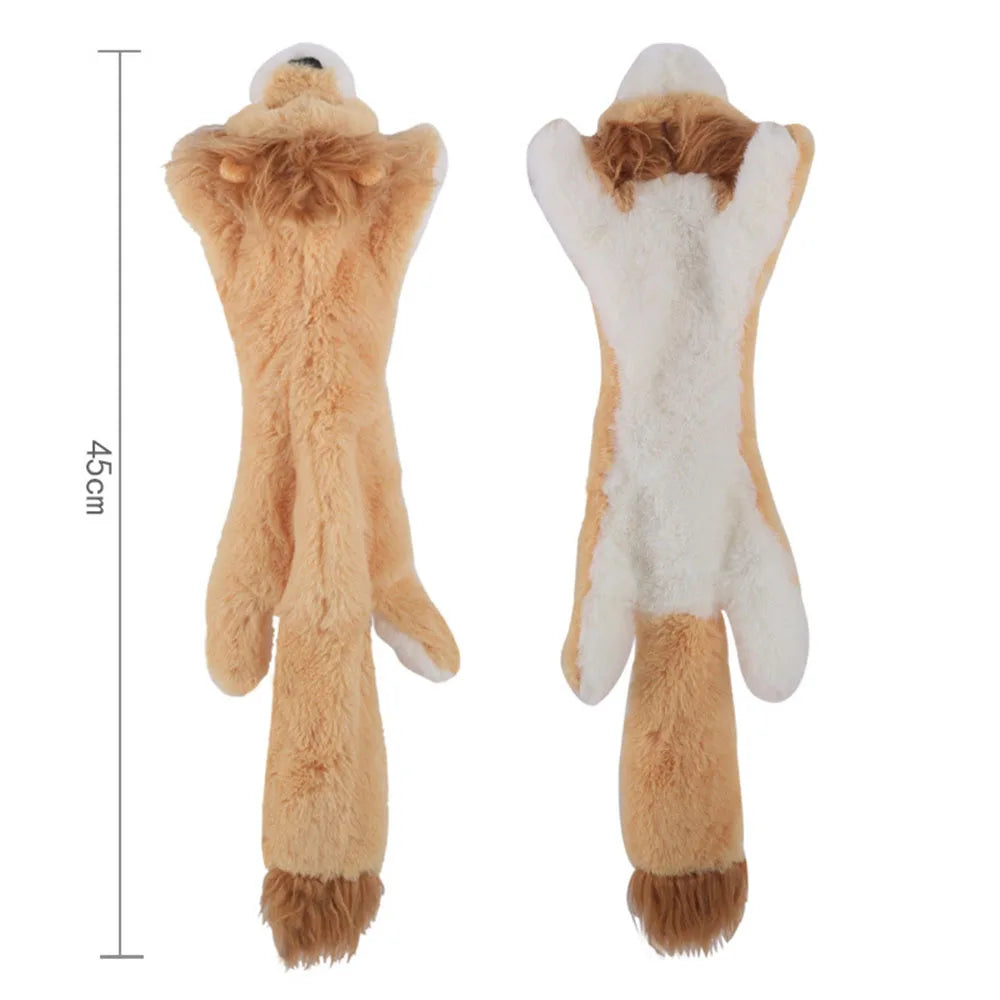 The Sausage Stuffless – Crinkle & Squeak Plush for Big Dogs